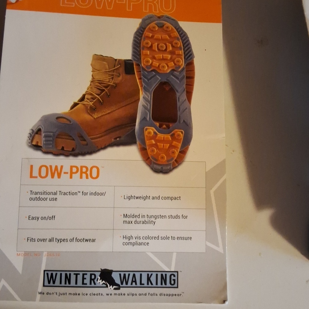 Winter walking ice cleats overshoes L